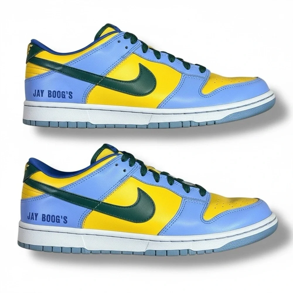 Nike ID 316143-991 Nike Custom Dunk Low Sneakers "Jay Boog's" Vintage Y2K‎ 10.5 - Picture 3 of 11